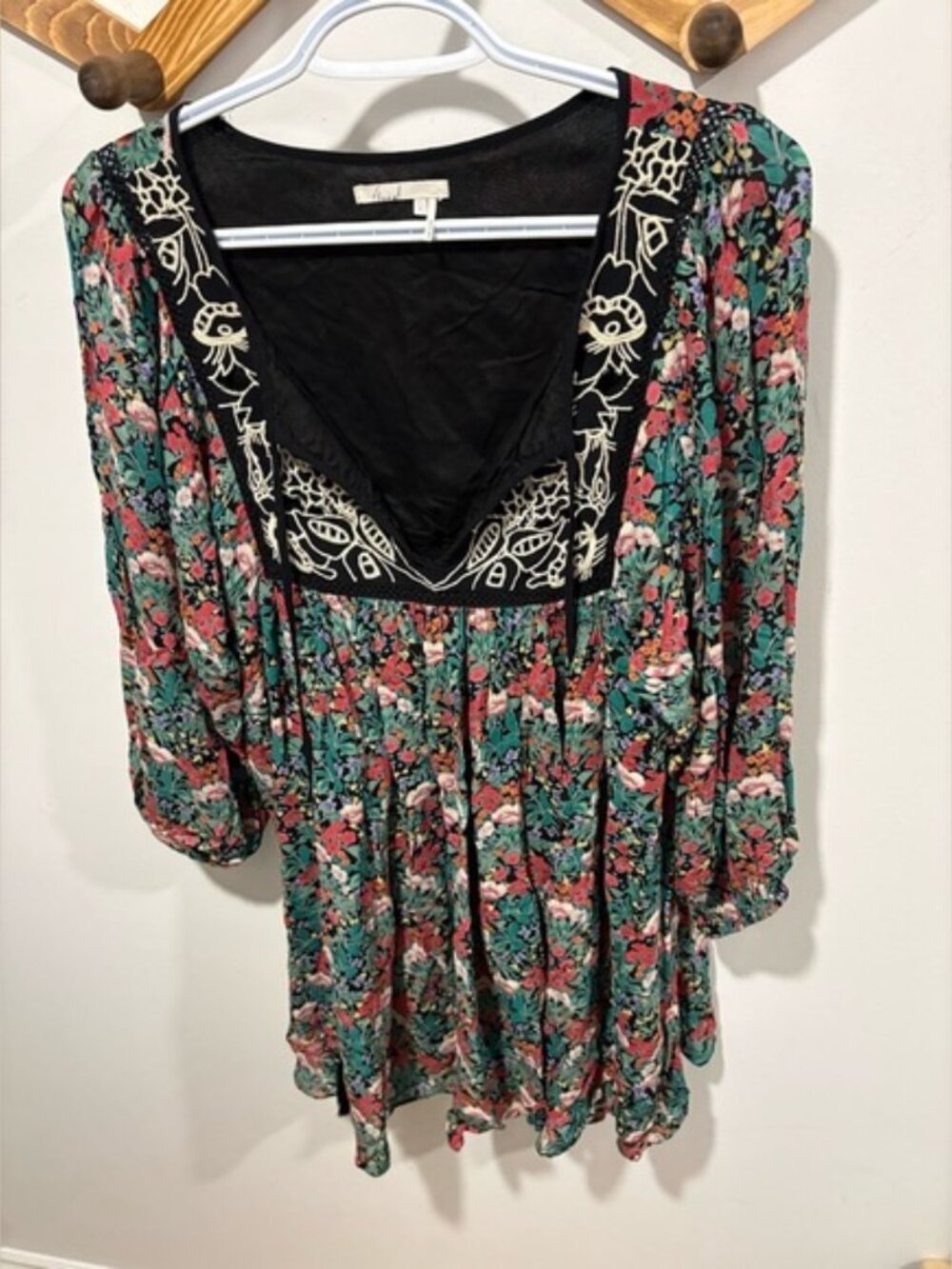ANTHROPOLOGIE - Floreat- Ottava Peasant Dress, Size Small - Picture 6 of 11